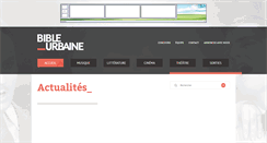Desktop Screenshot of labibleurbaine.com