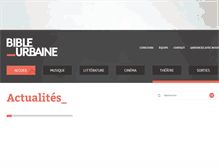 Tablet Screenshot of labibleurbaine.com